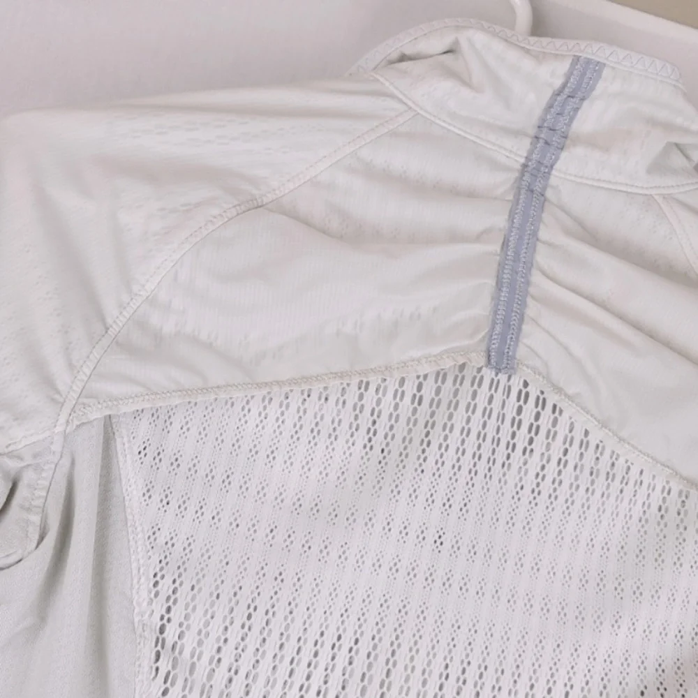 🤍LULULEMON🤍 Run Nada Windbreaker Grayish-white.. Size 6. - Picture 9 of 11